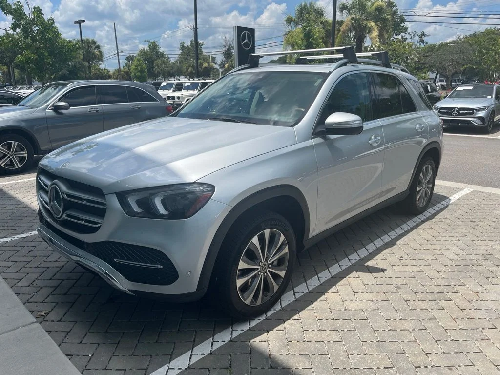 Certified Used 2021 Iridium Silver Metallic Mercedes-Benz GLE 350 image 1