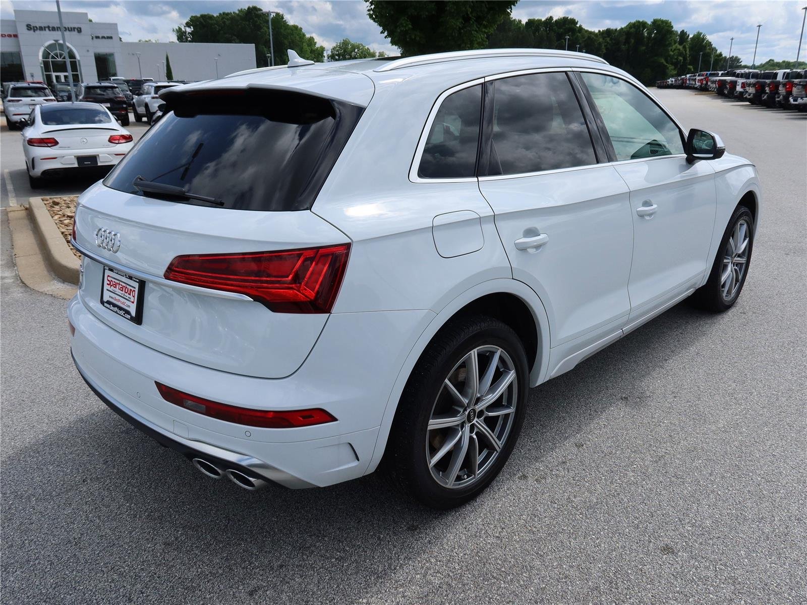 Used 2021 Glacier White Metallic Audi Premium Plus image 6