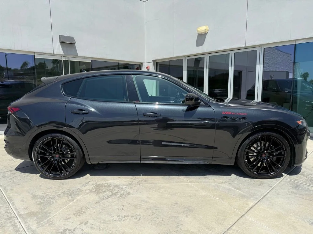 Certified Used 2024 Nero Noctis Black Maserati Trofeo V8 Ultima image 3