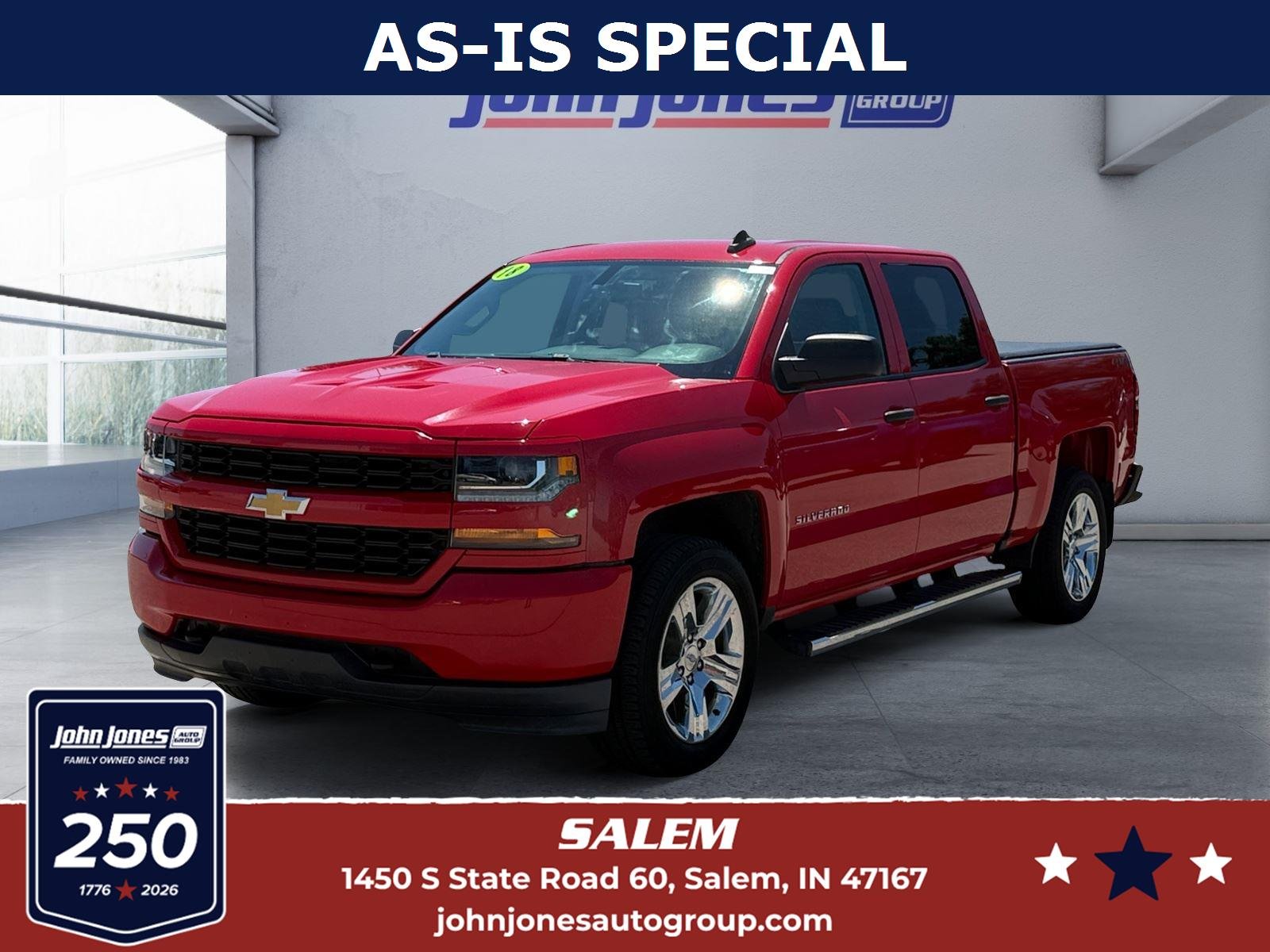 Used 2018 Red Hot Chevrolet Custom image 1