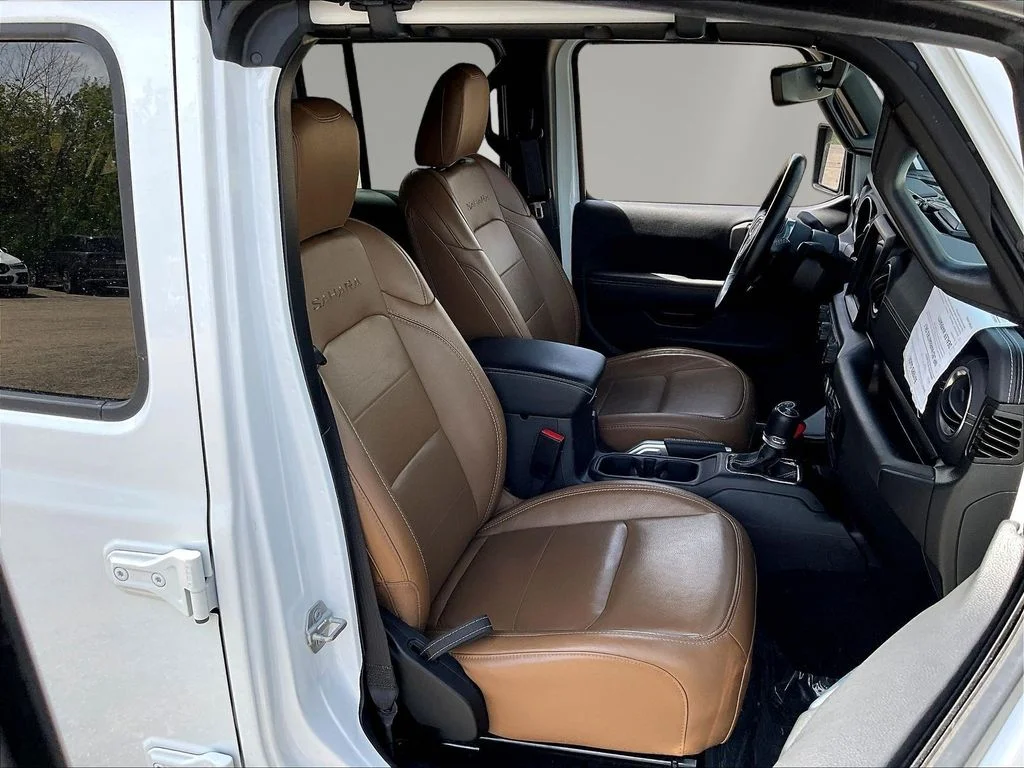 Used 2022 Bright White Clearcoat Jeep Unlimited Sahara 4xe image 28