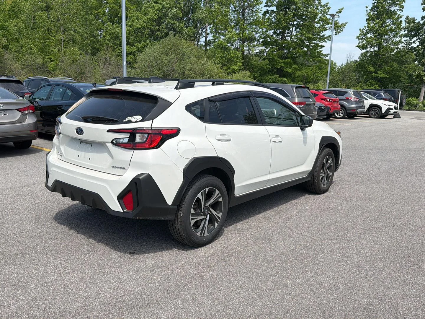 Used 2024 Crystal White Pearl Subaru Premium image 4