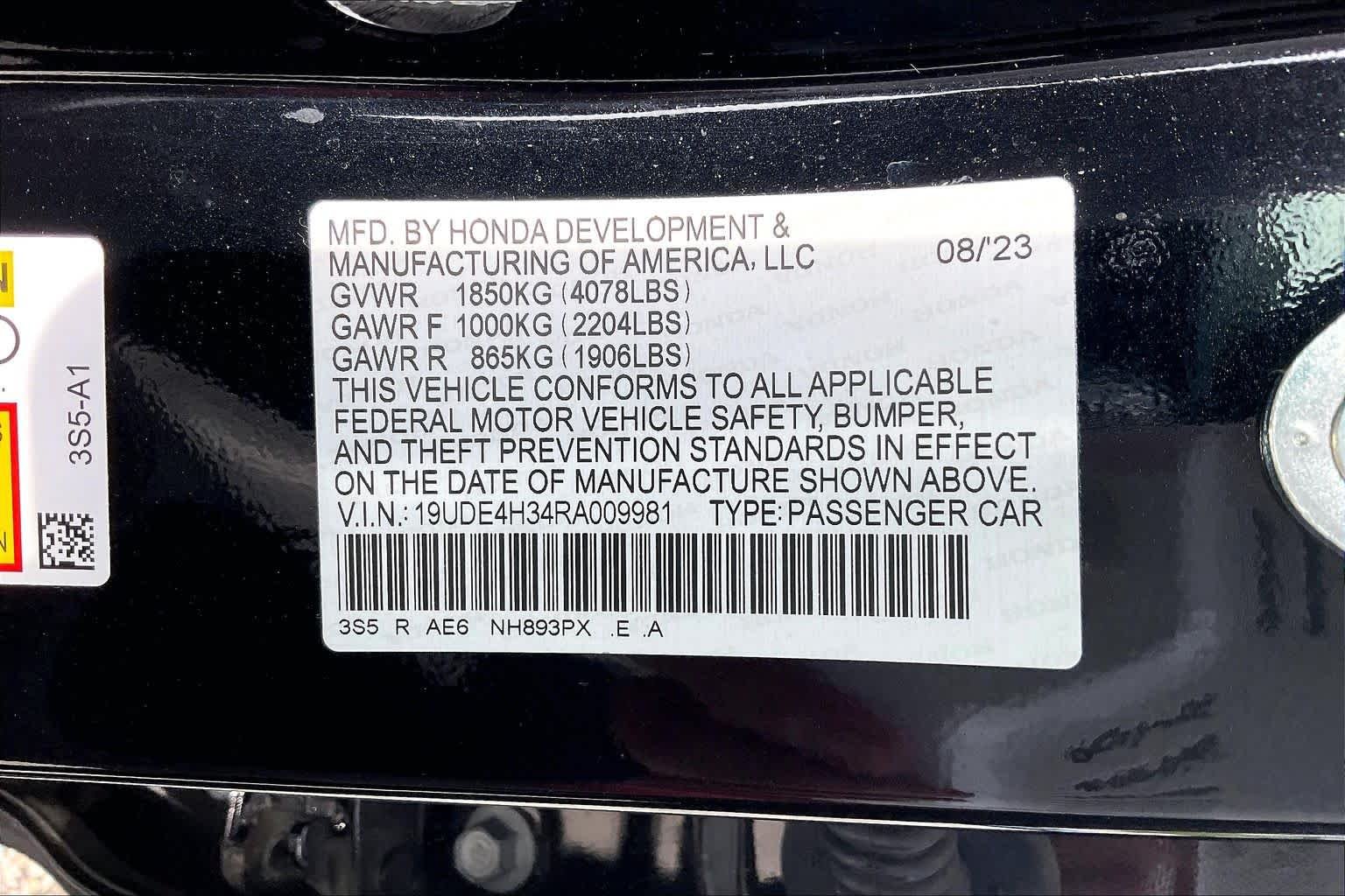 Certified Used 2024 Majestic Black Pearl Acura A-SPEC image 33