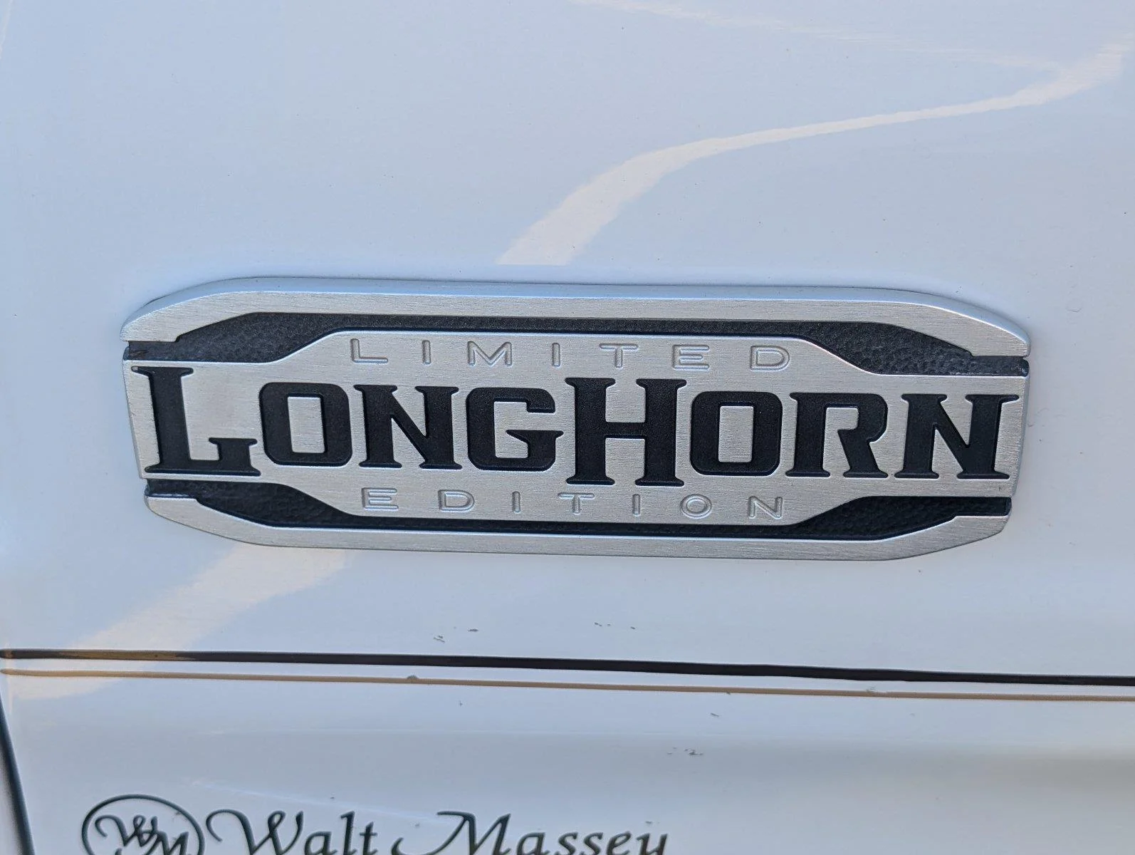 Used 2025 Bright White Clearcoat Ram Longhorn image 7