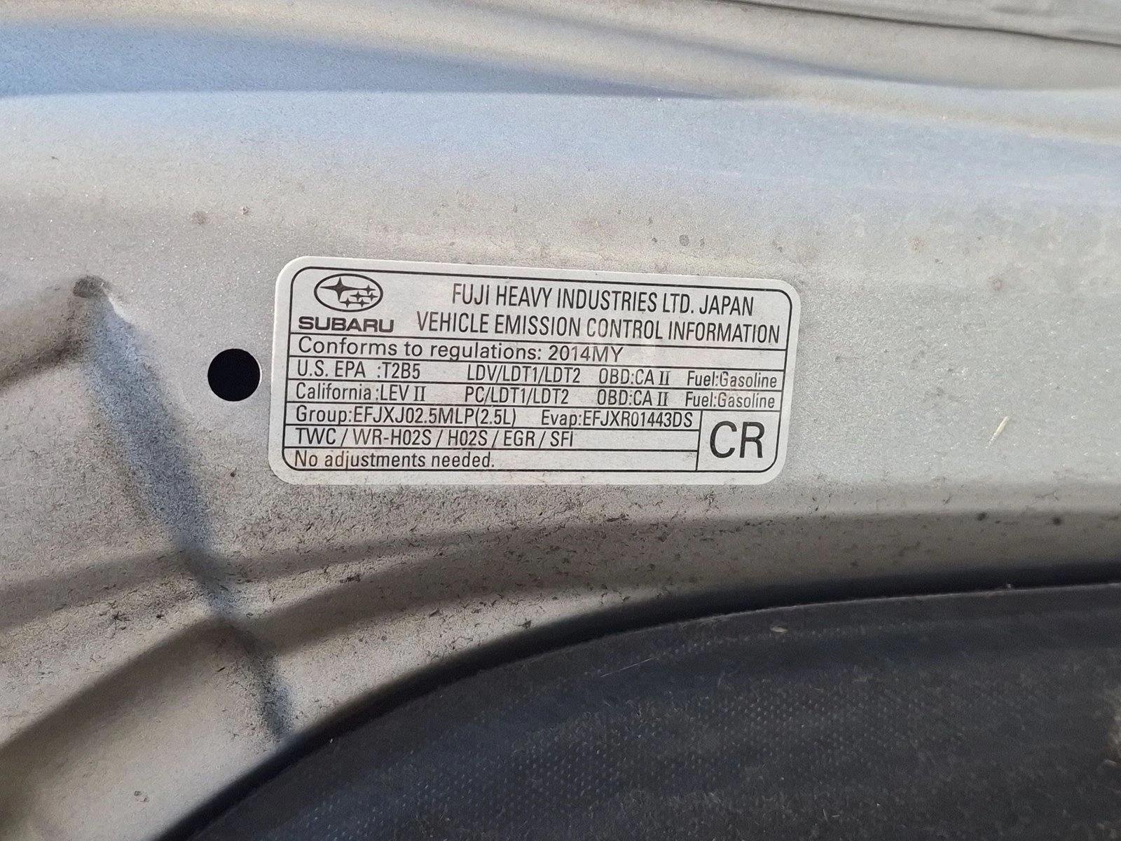 Used 2014 Ice Silver Metallic Subaru 2.5i Premium image 15