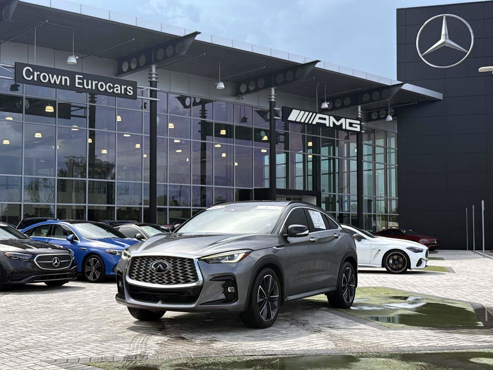 Gray (Graphite Shadow) 2023 INFINITI QX55 SUV / Crossover All-Wheel Drive