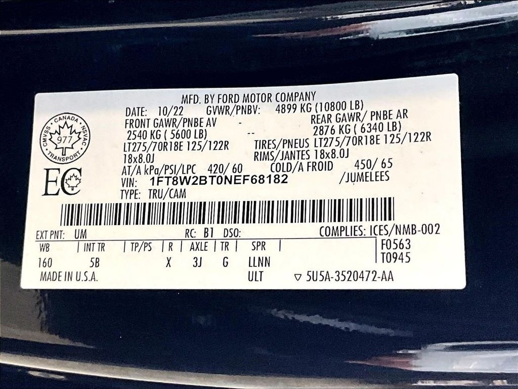 Used 2022 Black Ford Lariat image 37