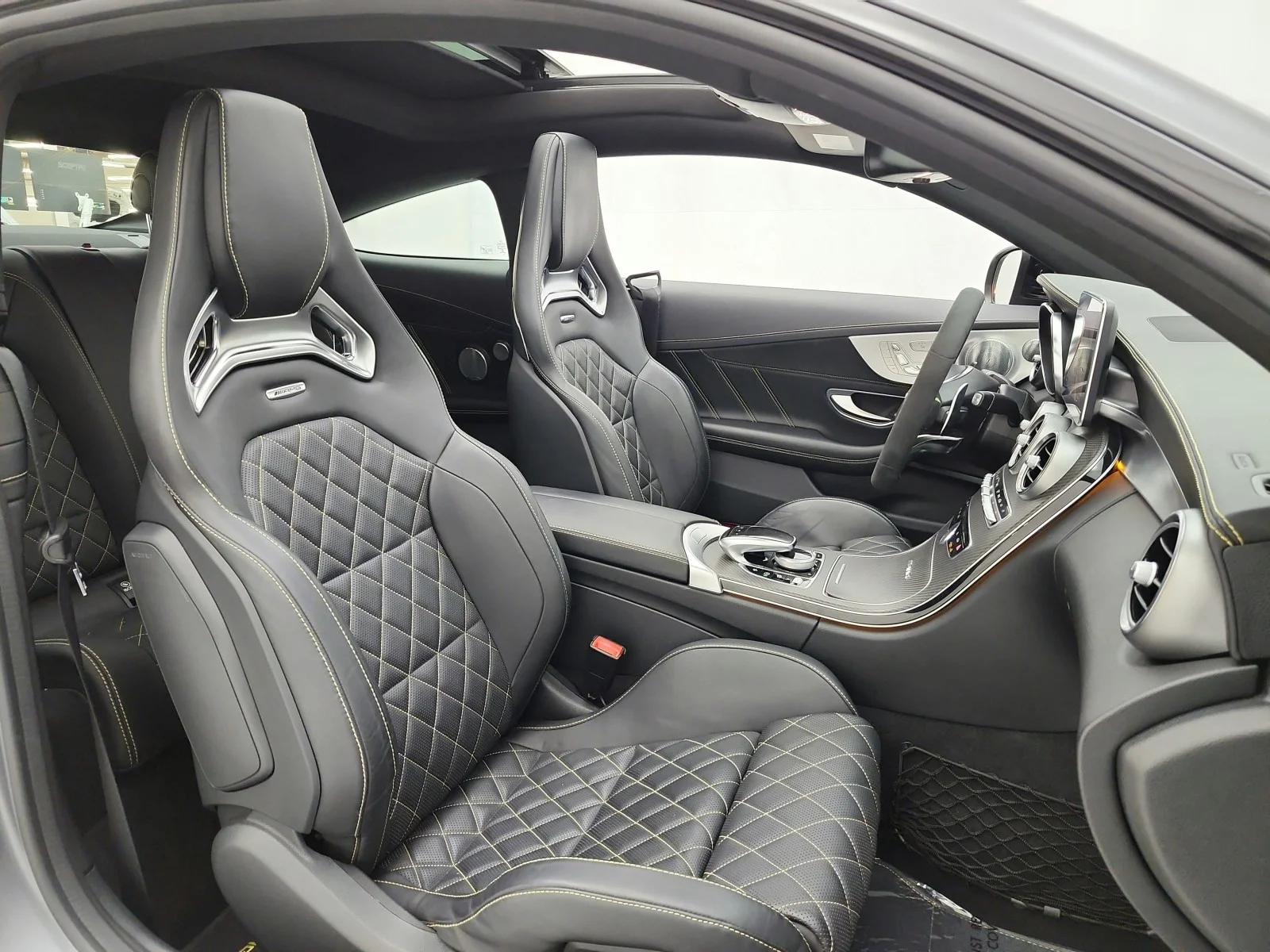 Used 2017 designo Selenite Grey Magno (Matte Finish) Mercedes-Benz AMG® C 63 S Coupe image 19