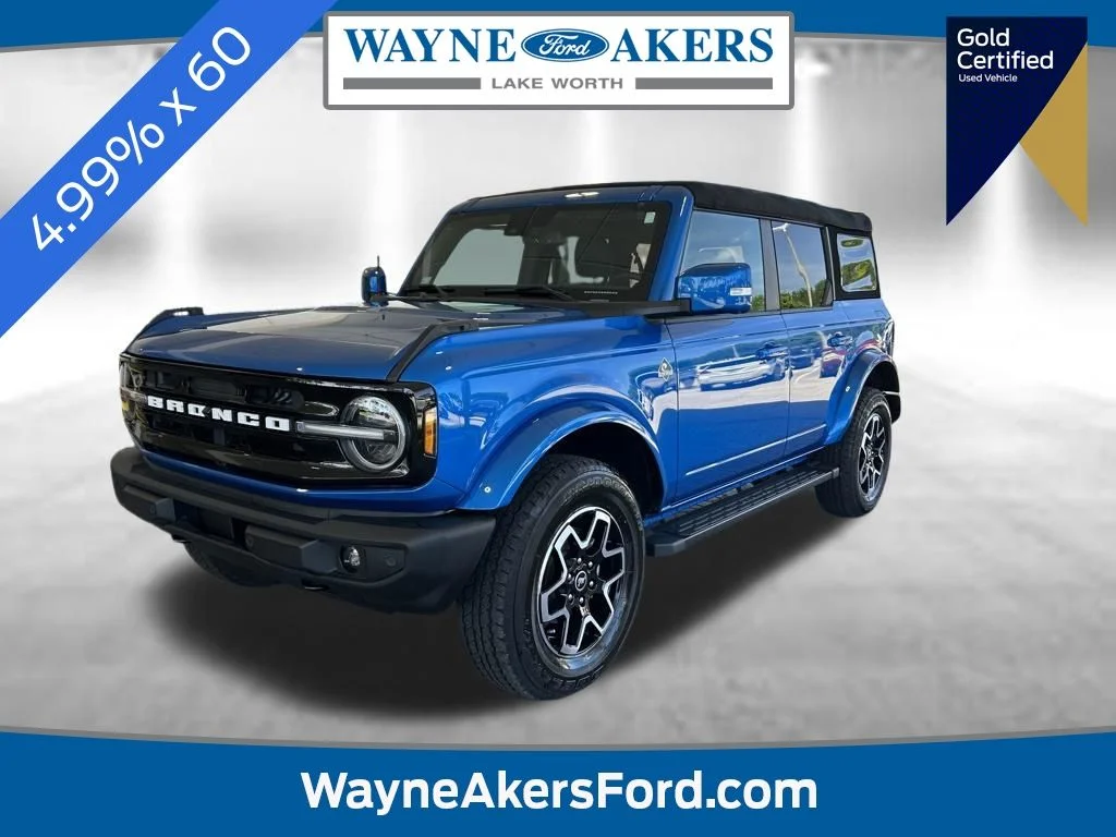 Certified Used 2024 Blue Metallic Ford Outer Banks image 1