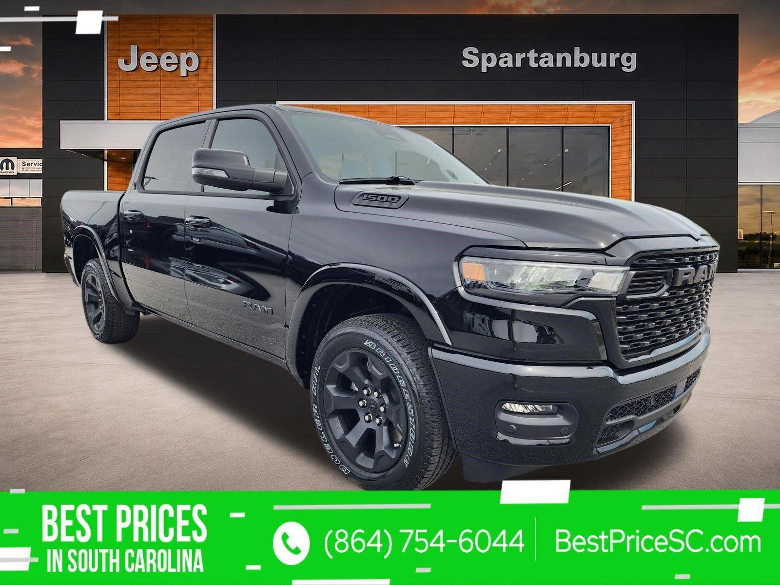 New 2026 Diamond Black Crystal Pearl-Coat Exterior Paint RAM Big Horn image 1