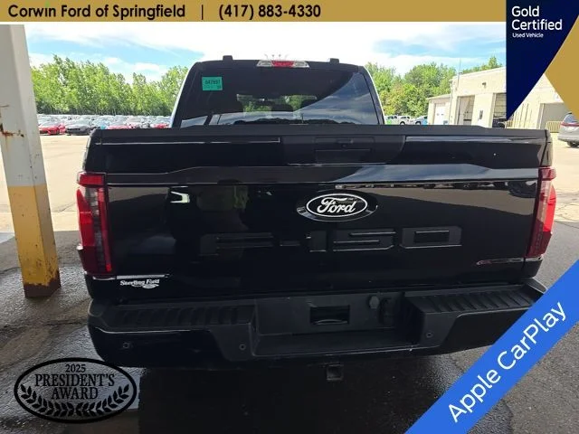 Used 2024 Agate Black Metallic Ford STX image 4