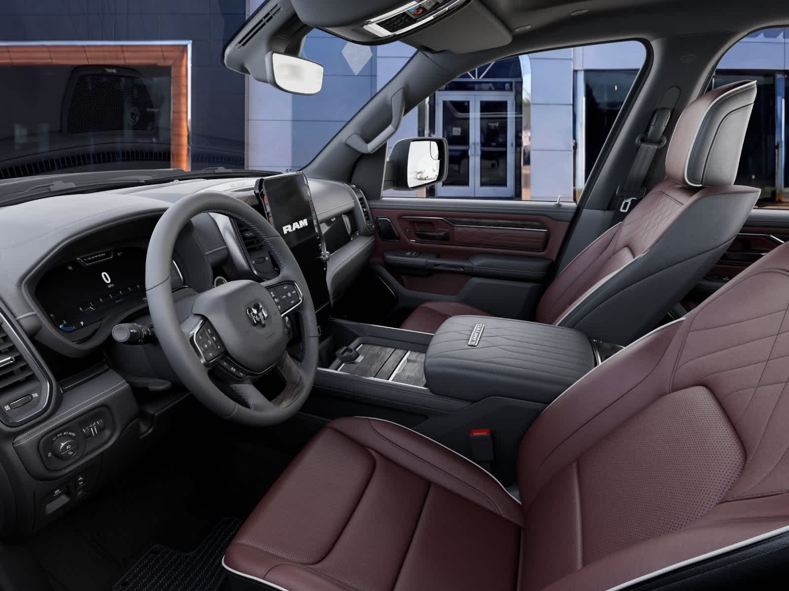 New 2027 Diamond Black Crystal Pearlcoat Ram Limited image 22