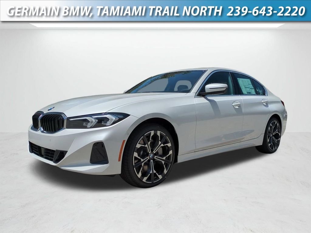 New 2026 Mineral White Metallic BMW 330i image 1