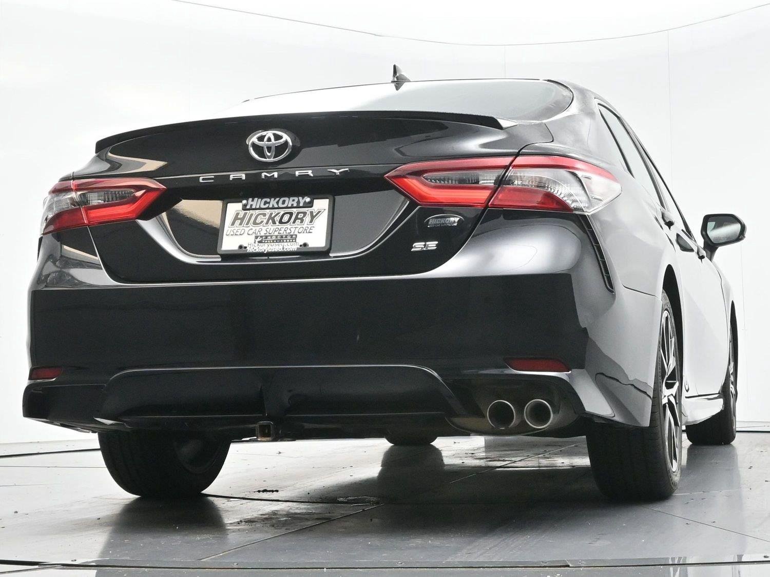 Used 2023 Midnight Black Metallic Toyota SE image 48