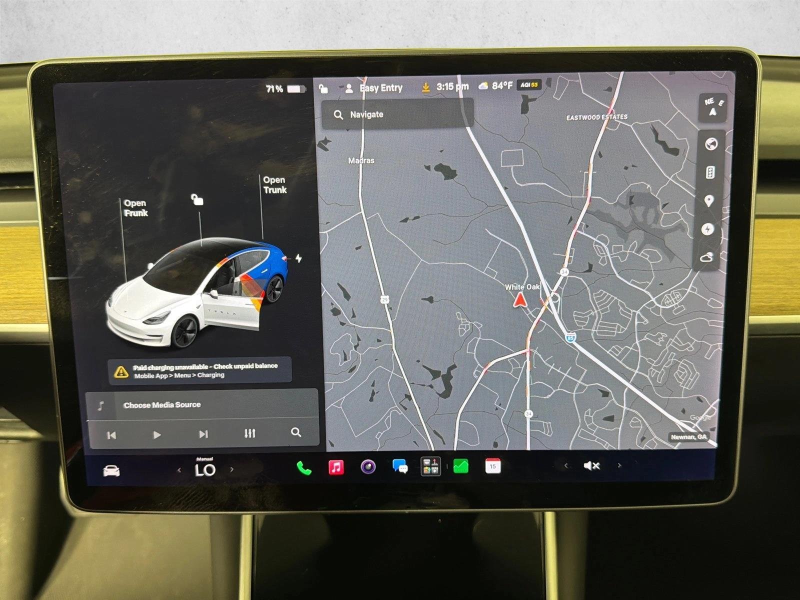 Used 2019 Solid Black Tesla Performance image 2