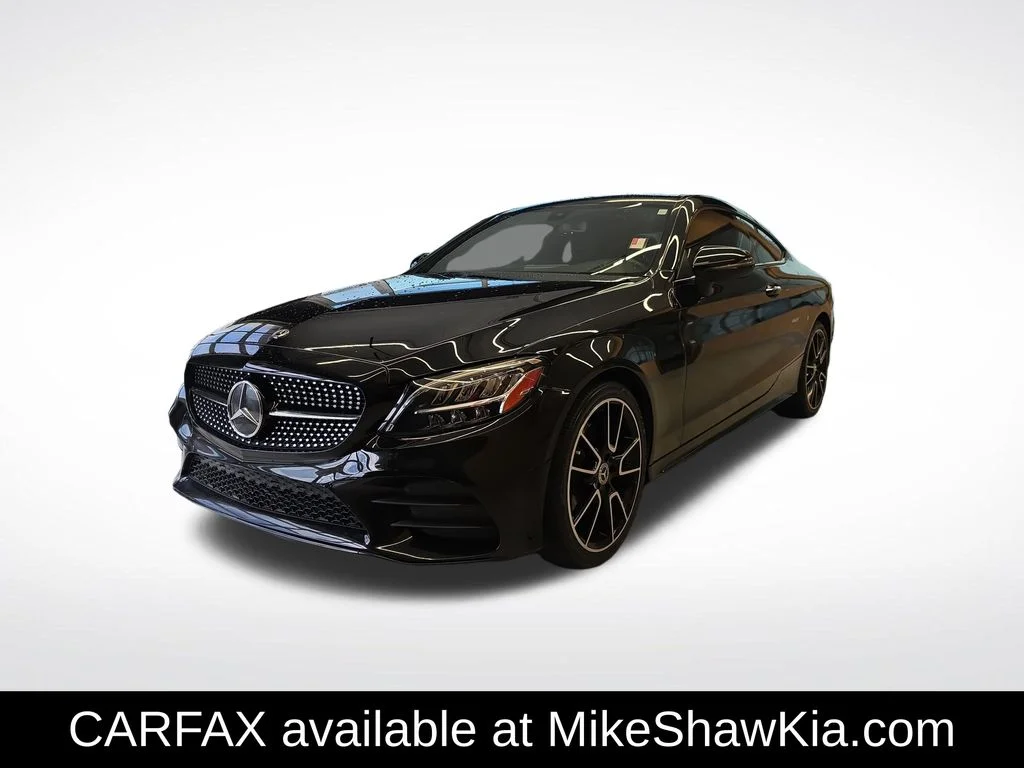 Used 2021 Black Mercedes-Benz C 300 image 1