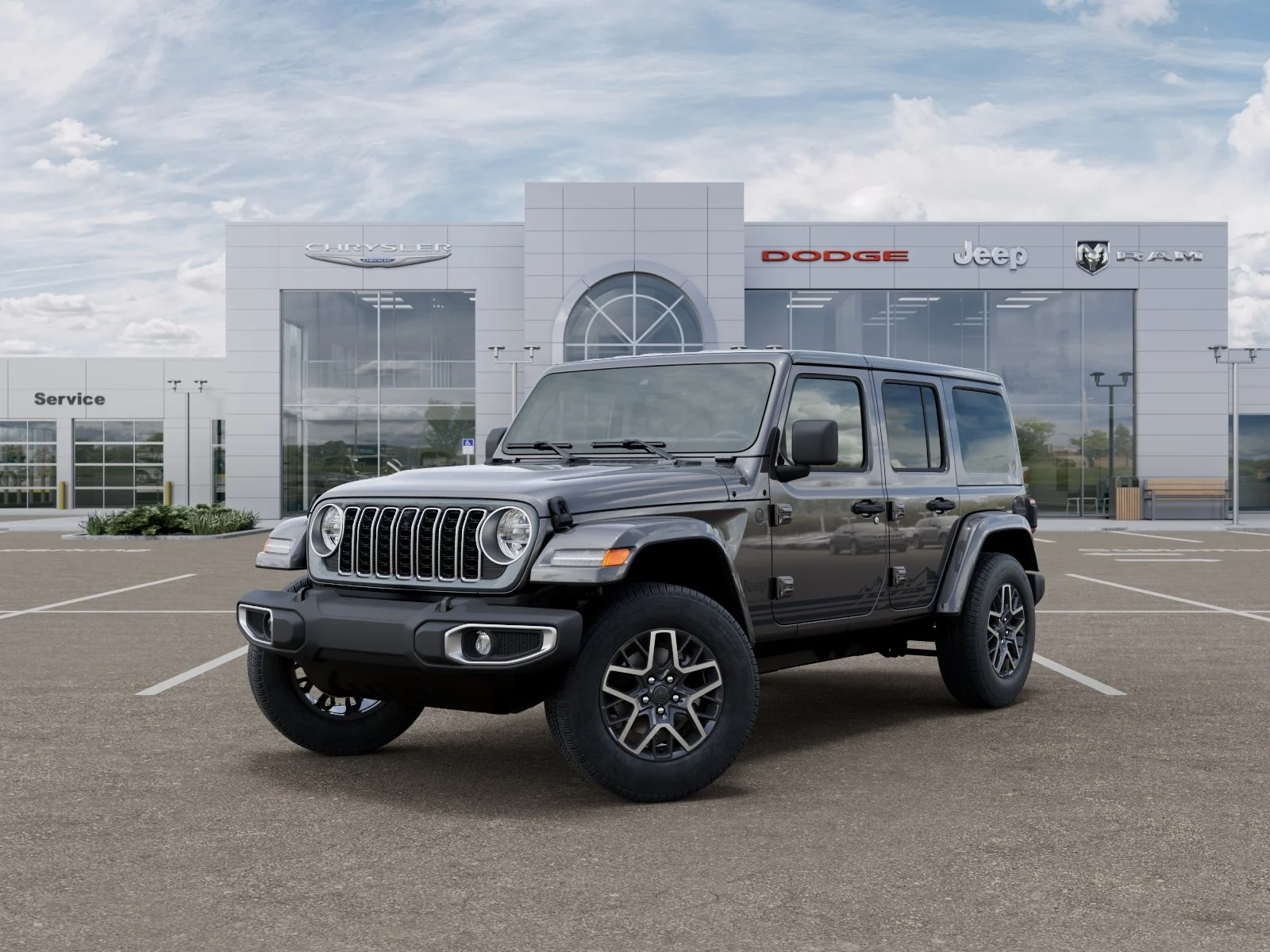 New 2026 Granite Crystal Metallic Clear-Coat Exterior Paint Jeep Sahara image 32