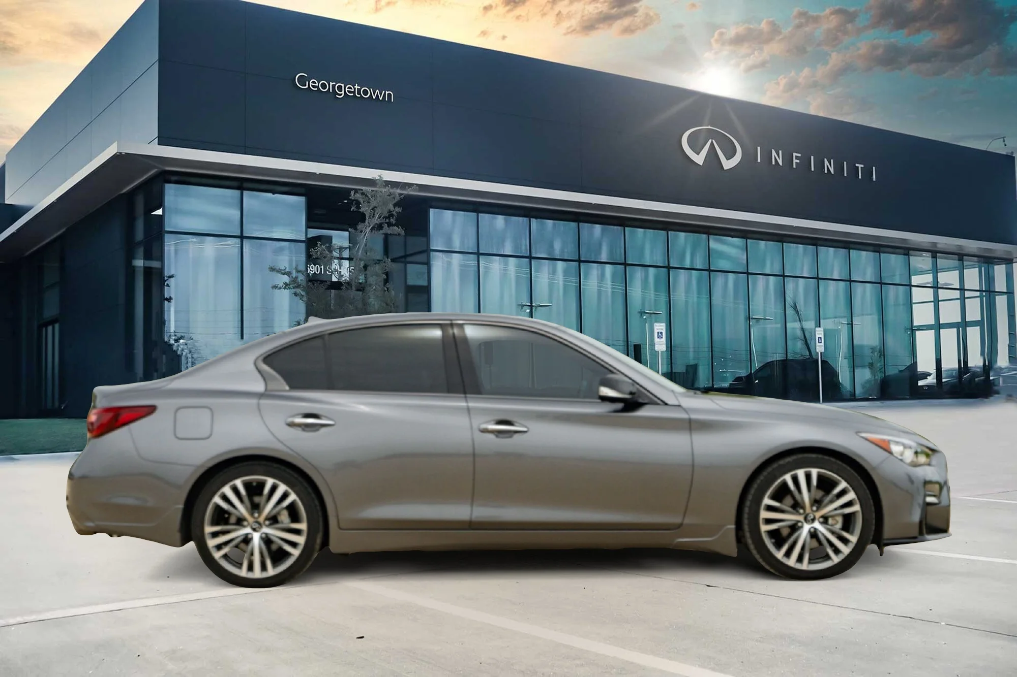 Certified Used 2023 Gray INFINITI SENSORY image 3