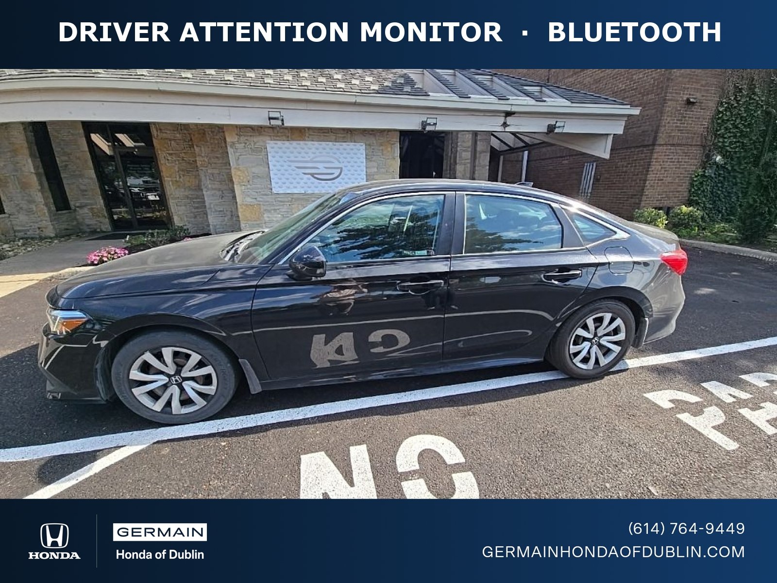 Used 2024 Crystal Black Pearl Honda LX image 1