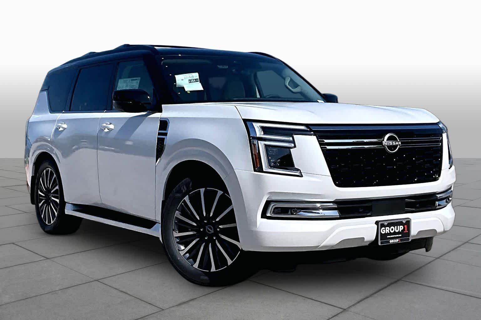 New 2026 Everest White TriCoat / Super Black Two-tone Nissan Platinum Reserve image 2