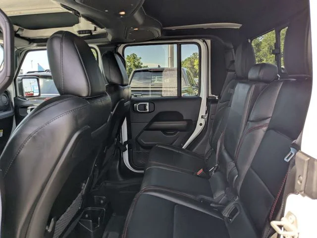 Used 2024 Bright White Clearcoat Jeep Rubicon image 13