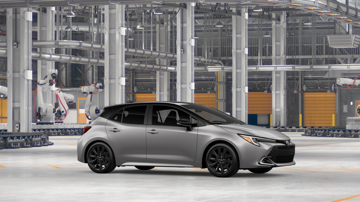 New 2027 Classic Silver Metallic with Black roof Toyota XSE image 13