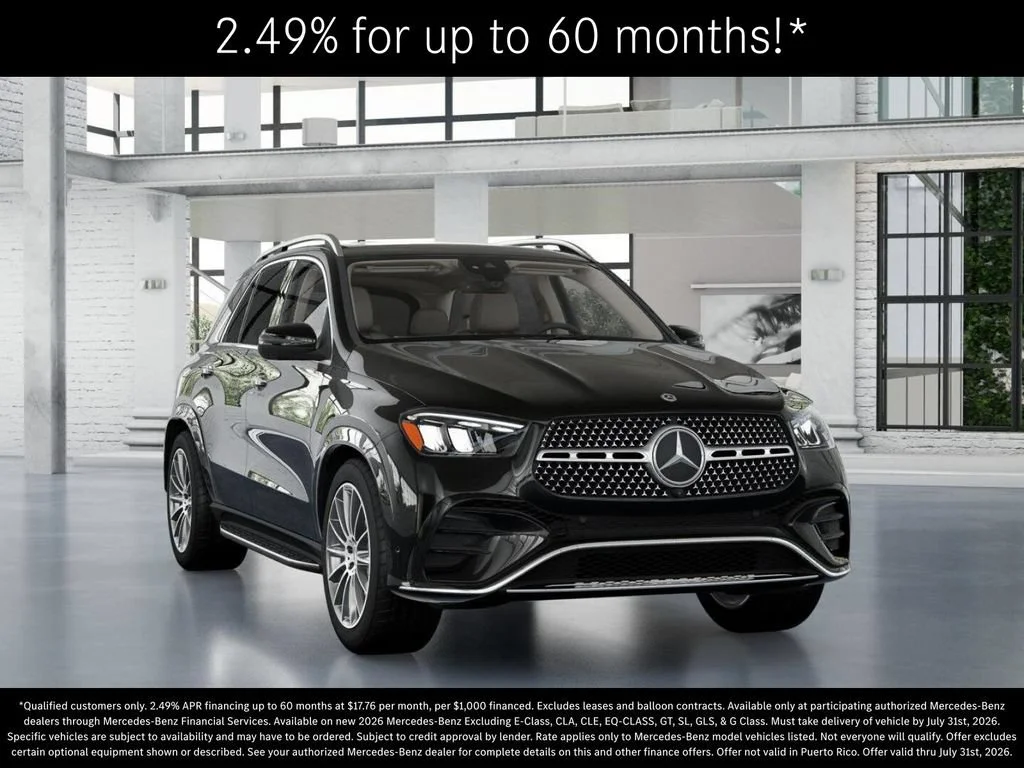New 2026 Obsidian Black Metallic Mercedes-Benz GLE 450 image 9