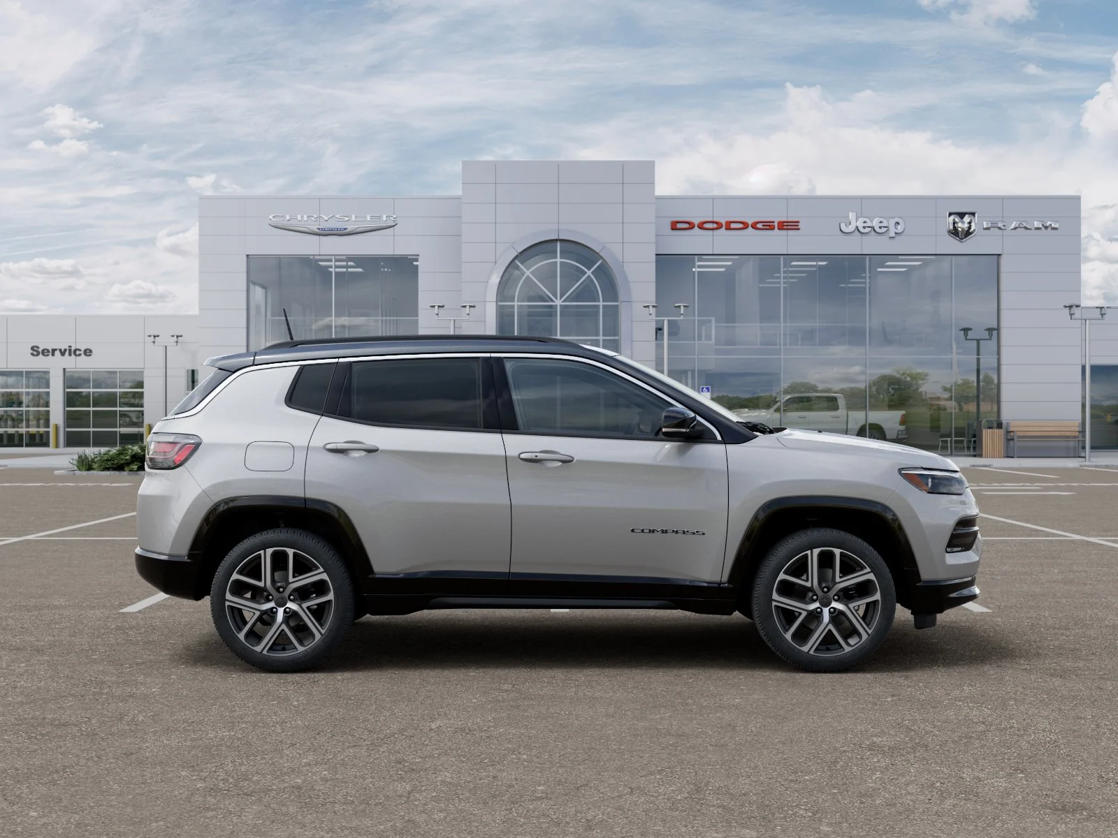 New 2025 Silver Zynith Metallic Clear-Coat Exterior Paint Jeep Limited image 47