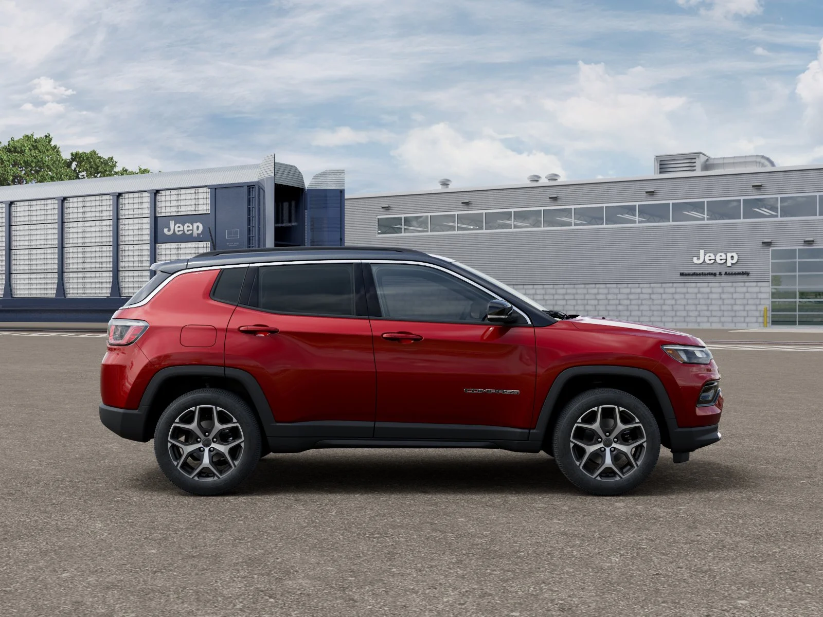 New 2026 Red Hot Pearl-Coat Exterior Paint Jeep Limited image 12