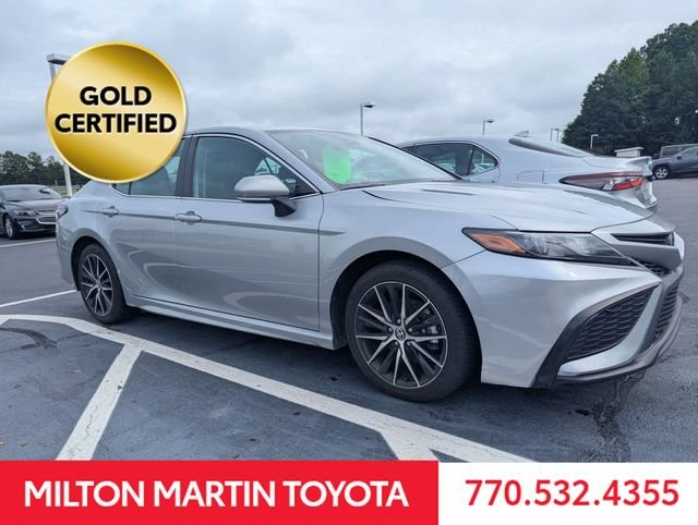 Certified Used 2024 Silver Toyota SE image 2