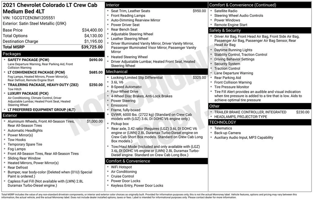 Used 2021 Gray Chevrolet LT image 9