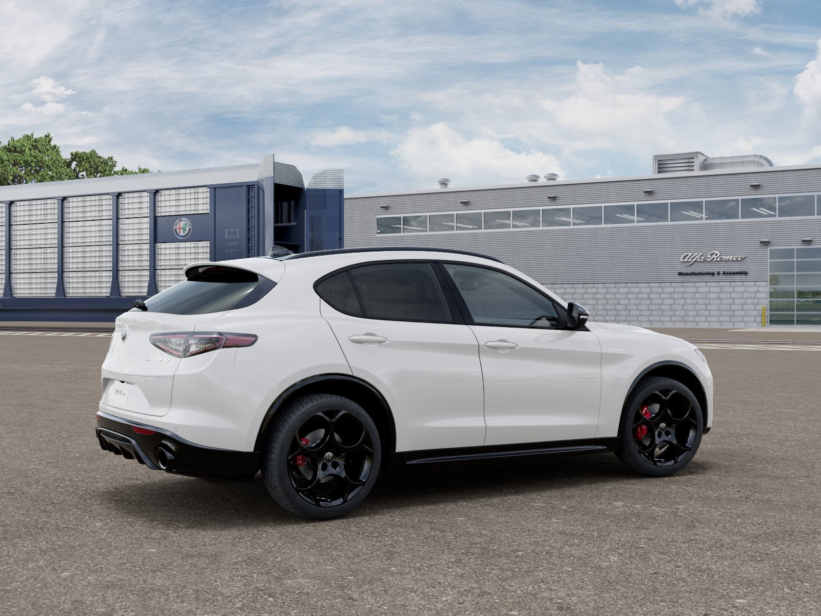 New 2026 Milano White Exterior Paint Alfa Romeo Base image 2