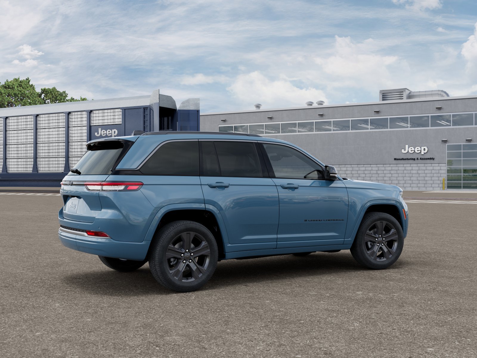 New 2027 Steel Blue Paint Jeep Limited image 2