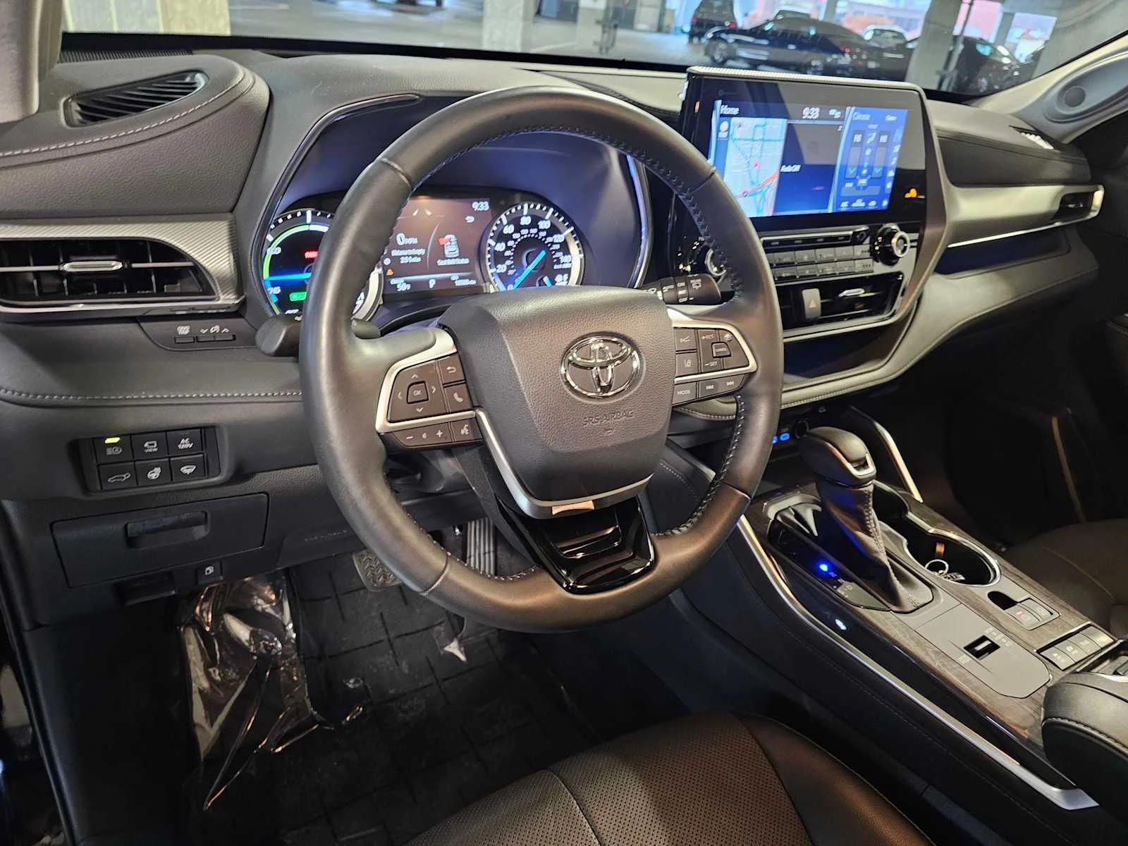 Used 2022 Midnight Black Metallic Toyota Hybrid Platinum image 2