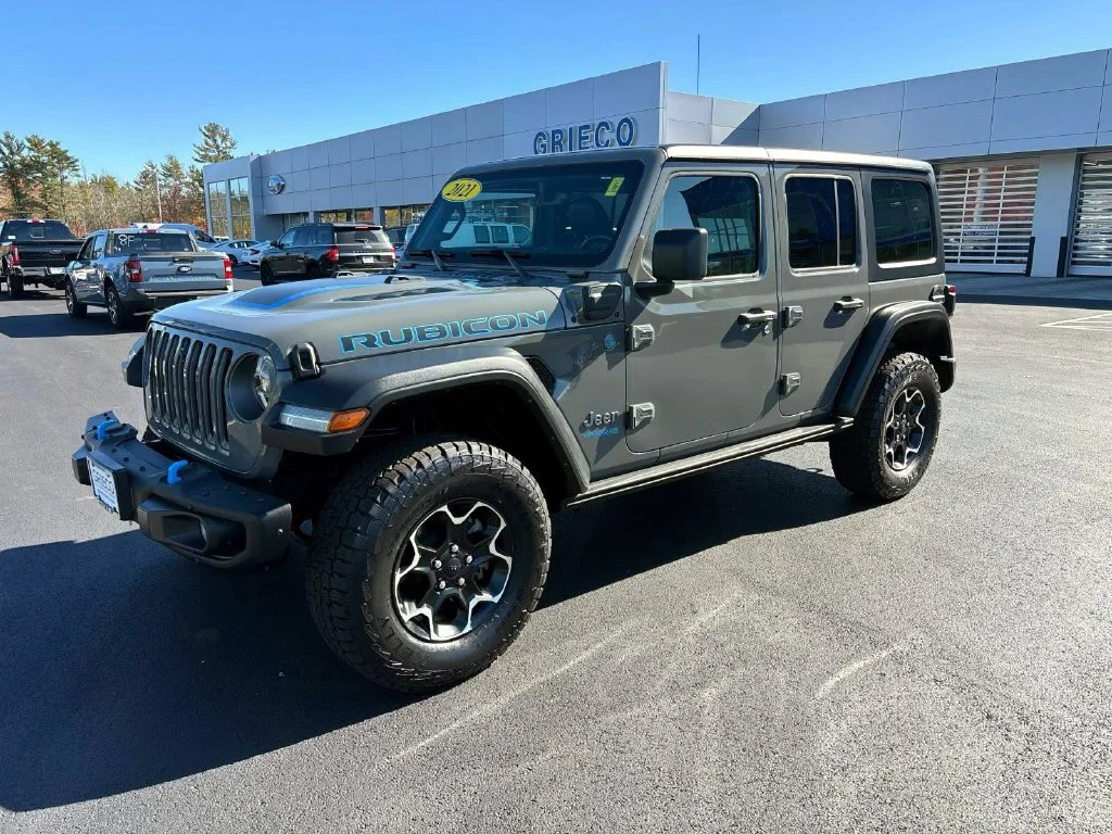 Used 2021 Gray Clearcoat Jeep Unlimited Rubicon 4xe image 5
