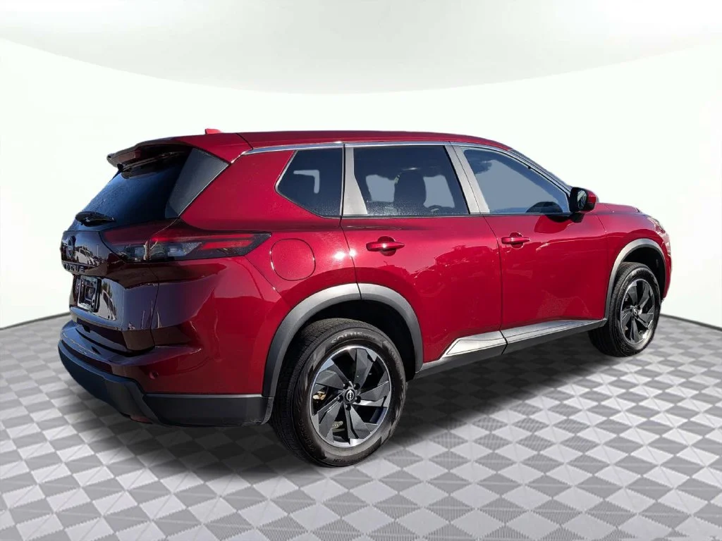 Certified Used 2025 Scarlet Red Nissan SV image 3