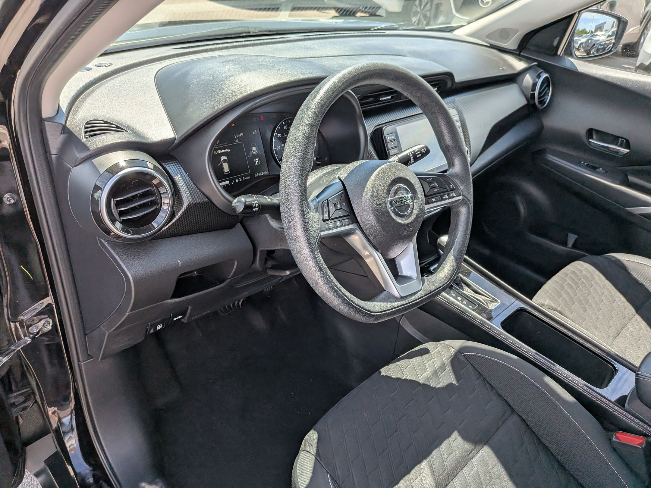 New 2021 Super Black Nissan SV image 14