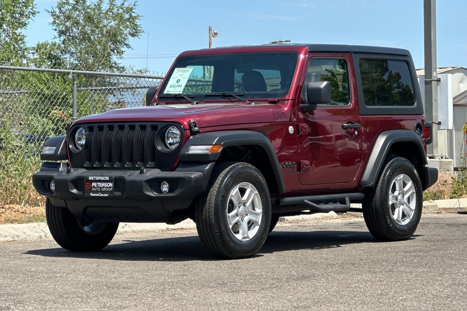 Used 2021 Red Jeep Sport S image 8
