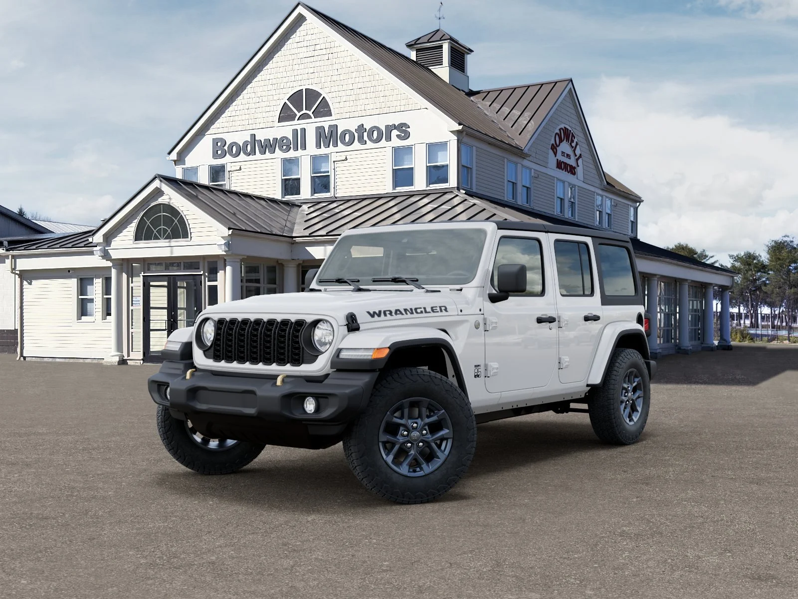 New 2026 Bright White Clear-Coat Exterior Paint Jeep 4-Door 85th Anniversary Edition image 27
