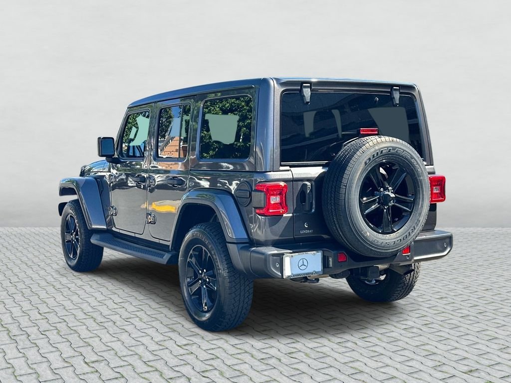 Used 2020 Crystal Metallic Jeep Unlimited Sahara Altitude image 7