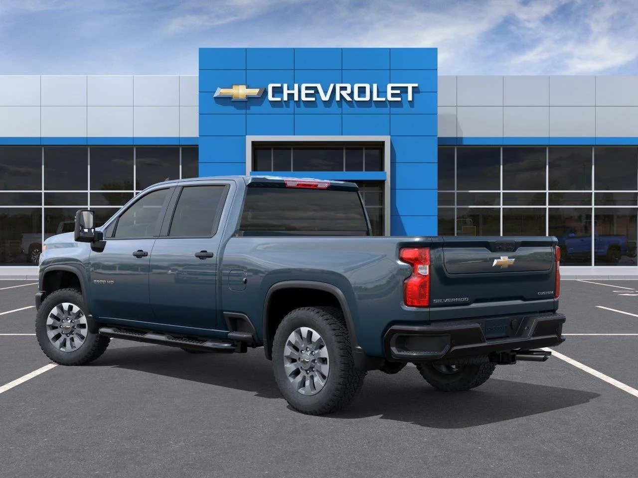 New 2026 Lakeshore Blue Metallic Chevrolet Custom image 3