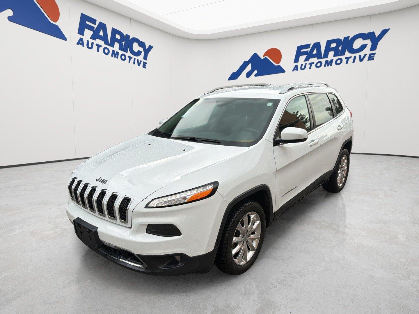 Used 2017 Bright White Clearcoat Jeep Limited image 1