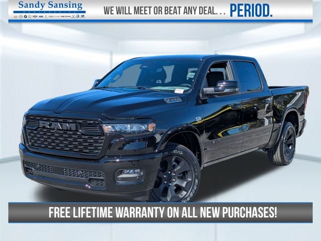 New 2026 Diamond Black Crystal Pearl-Coat Exterior Paint RAM Big Horn/Lone Star image 1