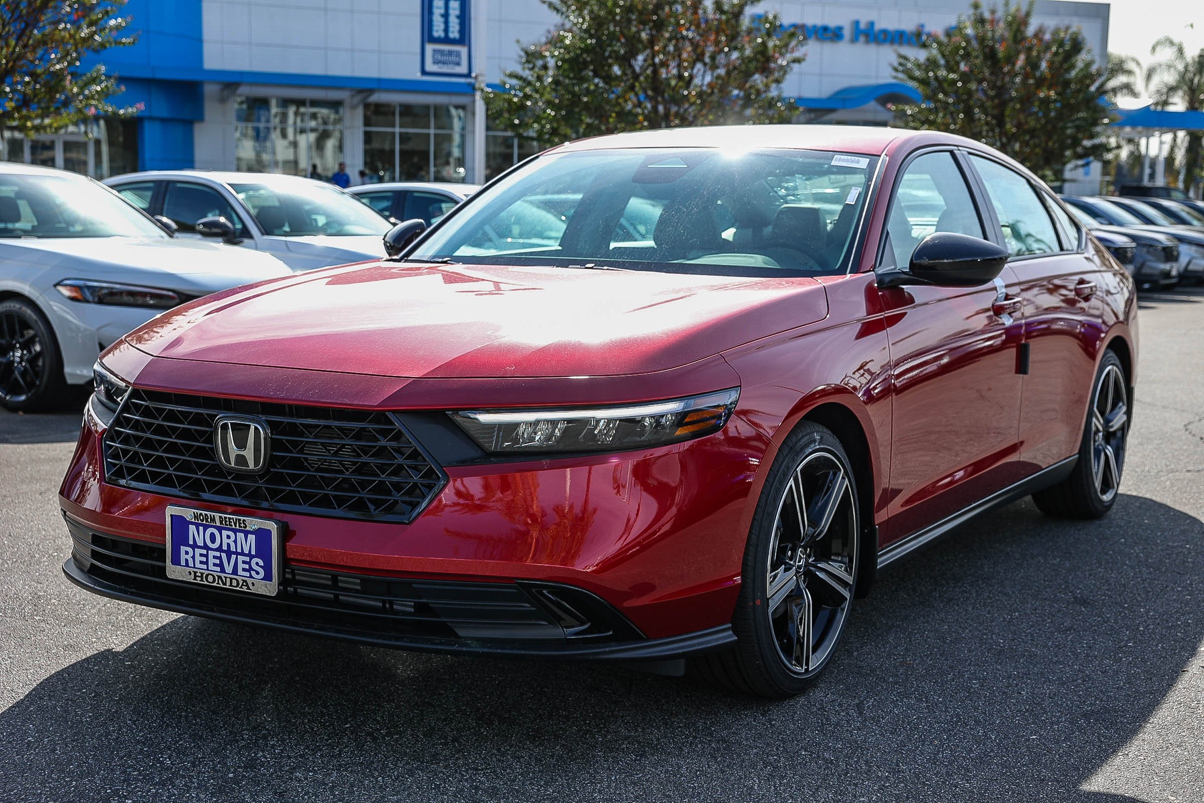 New 2026 Radiant Red Metallic Honda SE CVT image 3