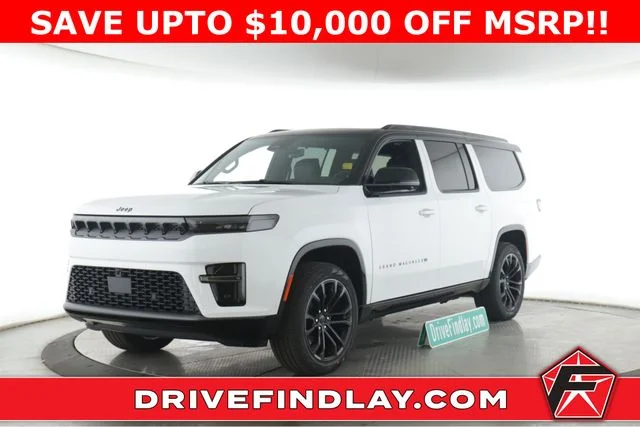 New 2026 Bright White Clear-Coat Exterior Paint Jeep Summit Reserve image 10