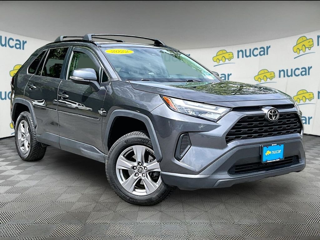 Used 2022 Magnetic Gray Metallic Toyota XLE image 1