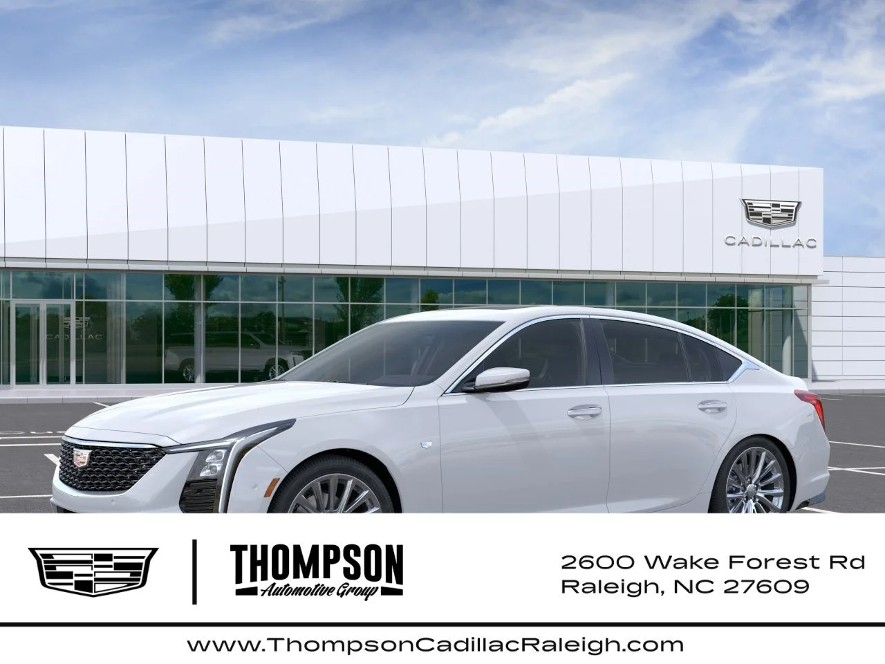 New 2026 Vibrant White Tricoat Cadillac Premium Luxury image 2