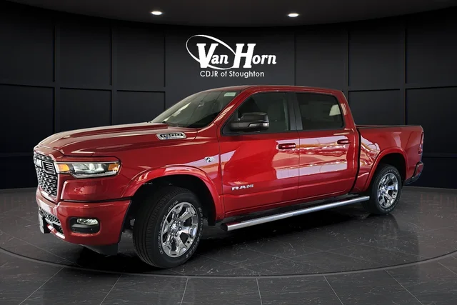 New 2026 Molten Red Pearl-Coat Exterior Paint RAM Big Horn/Lone Star image 3
