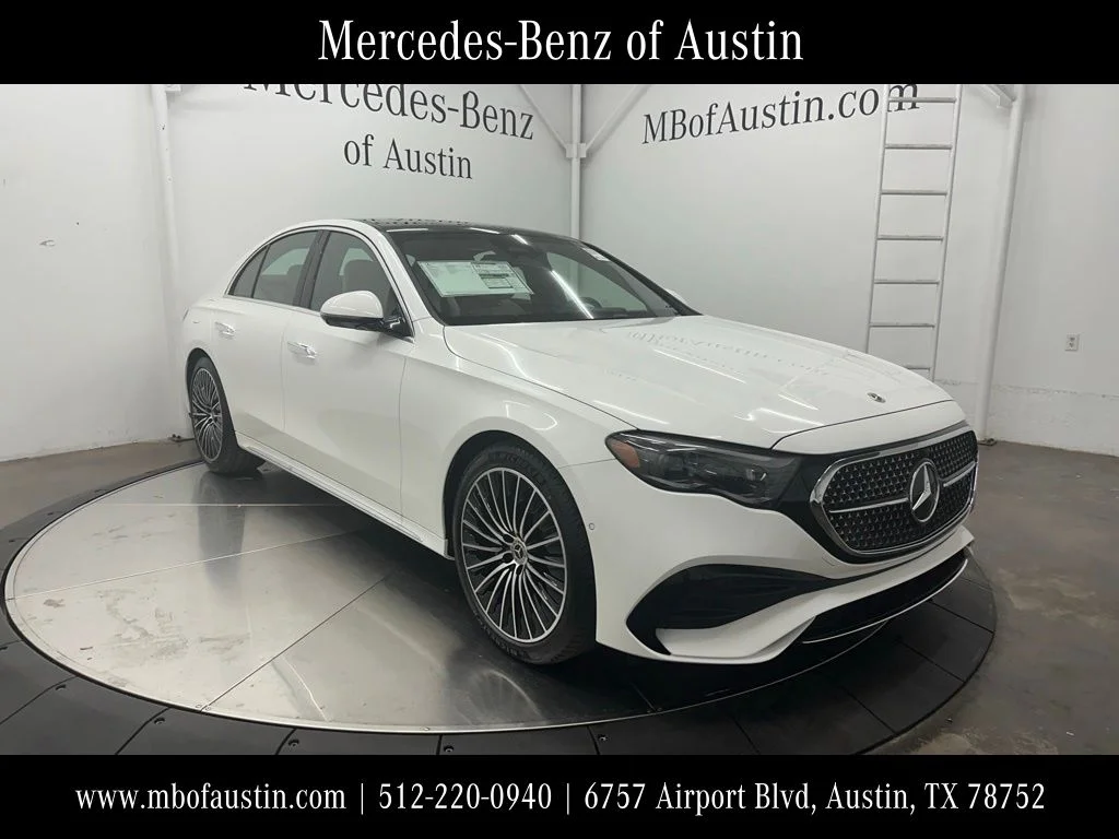 New 2027 White Mercedes-Benz E 350 image 1