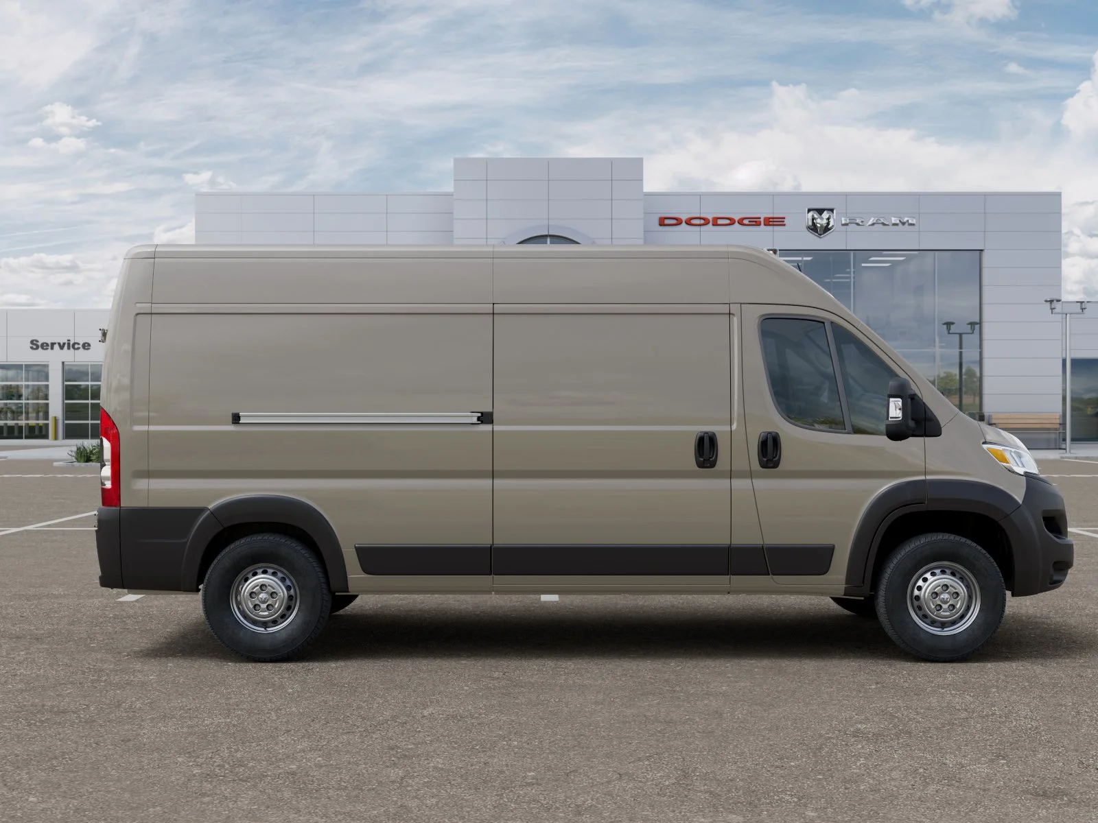 New 2026 Sandstone Pearl-Coat Exterior Paint RAM High Roof image 48